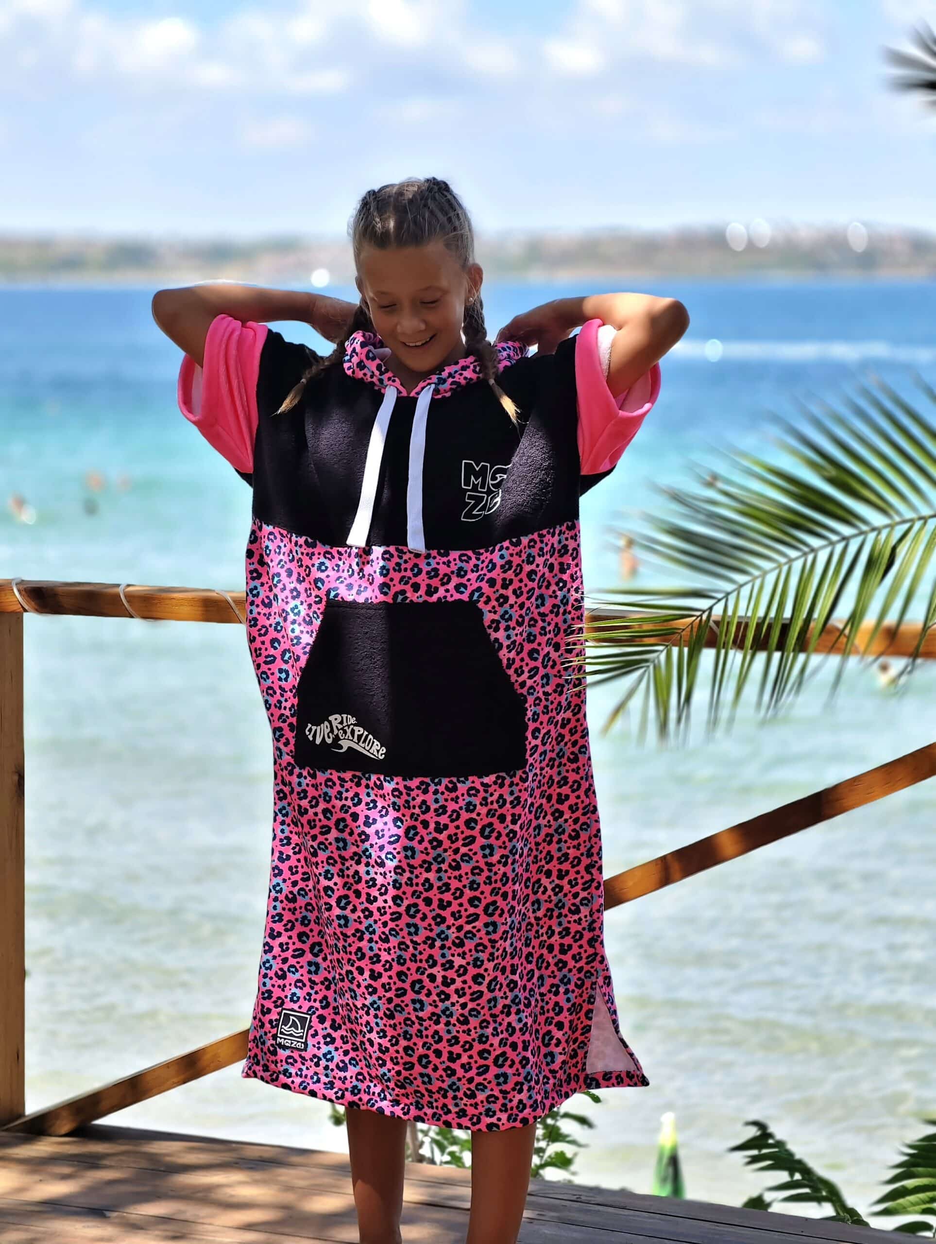 ПОНЧО MAZE LEO PINK