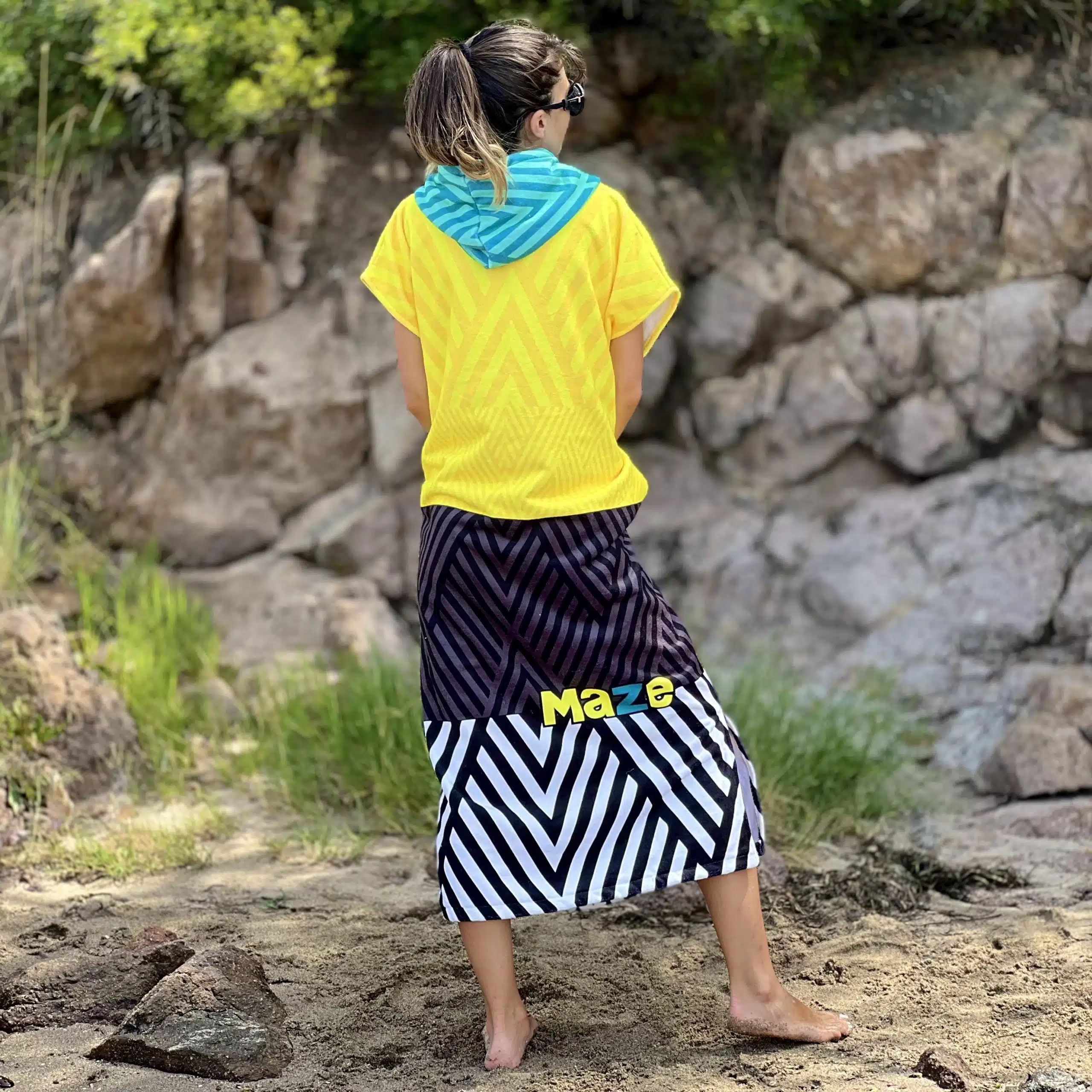 ПОНЧО MAZE BLUE LAGOON