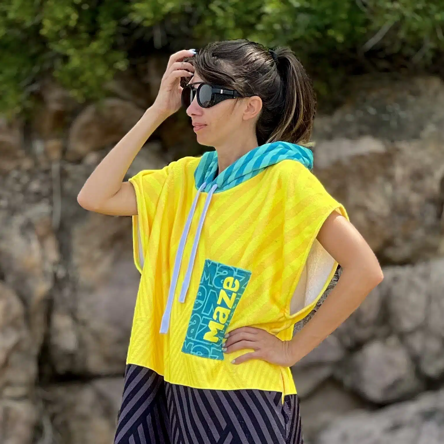 ПОНЧО MAZE BLUE LAGOON