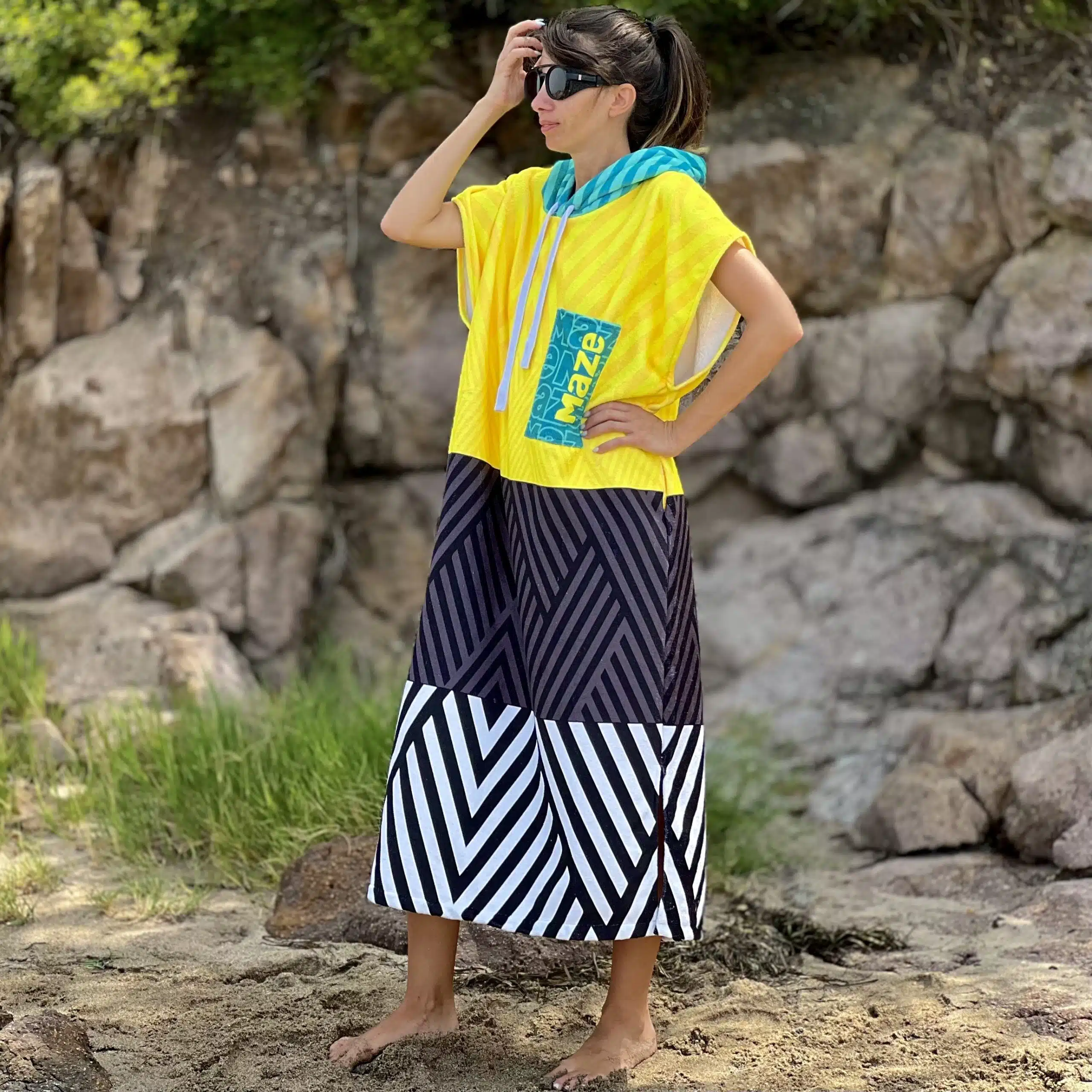 ПОНЧО MAZE BLUE LAGOON